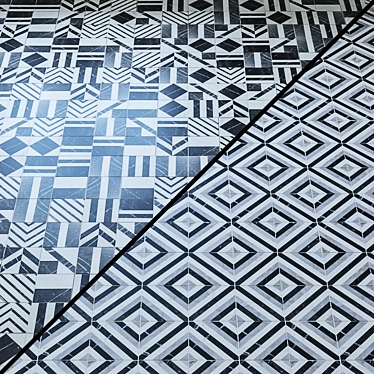 Swoon Porcelain Tiles: Elegant & Versatile 3D model image 1 