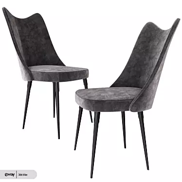 Scandal Chair: Stylish and Versatile Seating 3D model image 1 