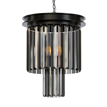 Smok Glass Pendant Lamp 3D model image 1 