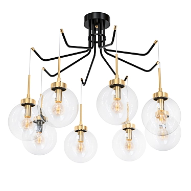 Victoria Lighting Miracle: Elegant Ceiling Chandelier 3D model image 1 