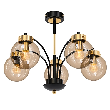 Industrial Loft Pendant Light 3D model image 1 