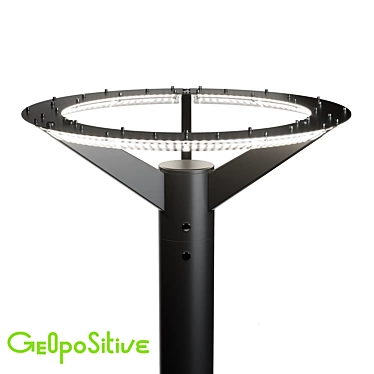 Street and Park Luminaire B1 OM  Modern and Efficient Outdoor Lighting 3D model image 1 