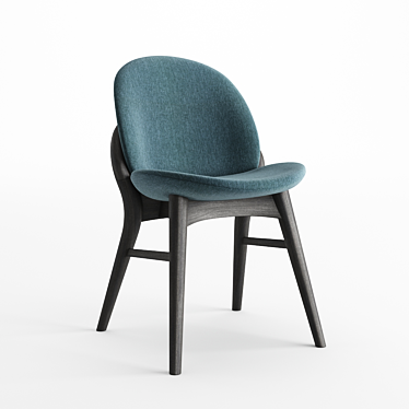 Elegant Porada Lip Dining Chair 3D model image 1 