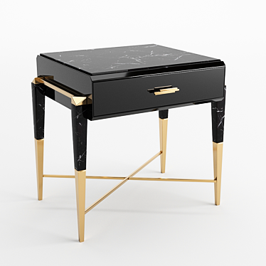 Sleek Spear Side Table 3D model image 1 