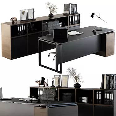 Executive Suite-Office Furniture 3D model image 1 