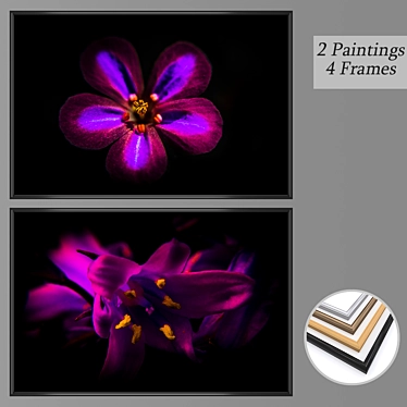 Gallery Collection: Set of 2 Paintings 3D model image 1 