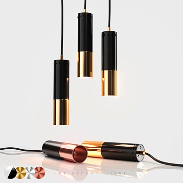 Modern Elegance: Delightfull IKE Pendant 3D model image 1 