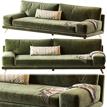 Modern and Stylish IAN Sofa 3D model image 1 