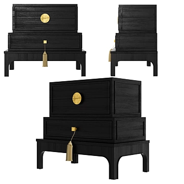 Elegant Belle Room 3D Model 3D model image 1 