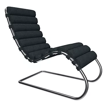 Elegant Relaxation: Chaise Longue 3D model image 1 