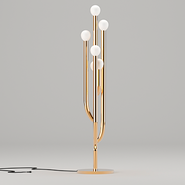 Gleaming Desert Blossom Table Lamp 3D model image 1 