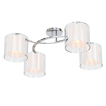 Omnilux Valbruna Ceiling Chandelier 3D model image 1 