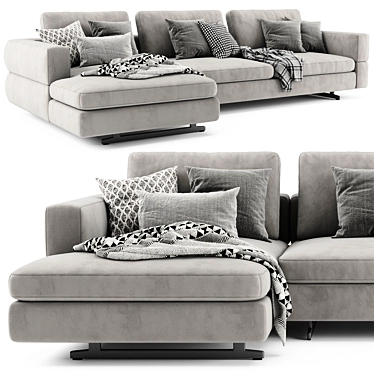 Timeless Comfort: Bonaldo Ever More Sofa 3D model image 1 