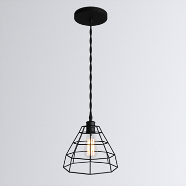 Elegant Vray Chandelier 3D model image 1 