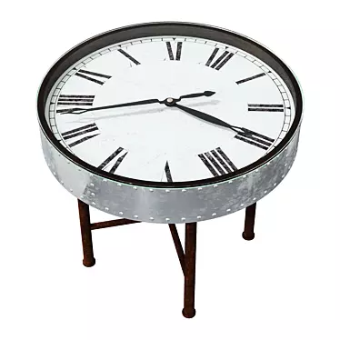 Elegant Table Clock 3D model image 1 