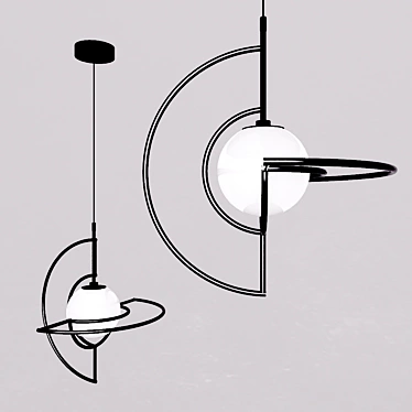 Modern Ball Pendant Lamp NASTA 3D model image 1 