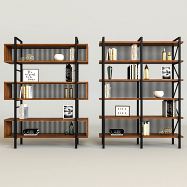 Modern Height Rack - Vray & Corona Engine 3D model image 1 