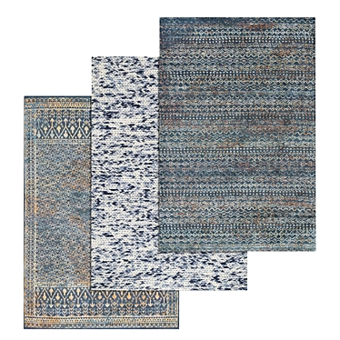 High-Quality Carpet Set 3D model image 1 