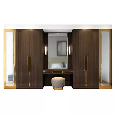 Glam Reflections Dressing Room 3D model image 1 