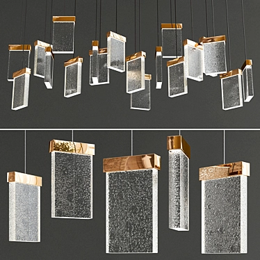 Luxury Baldachin Ceiling Light: GRAND CRU 3D model image 1 