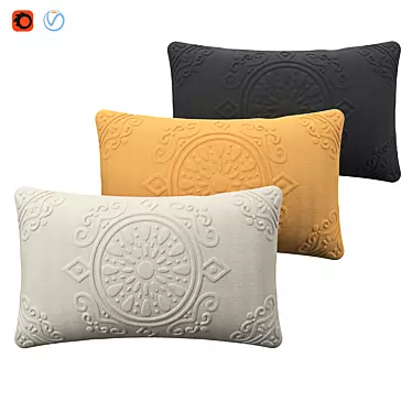 Cozy Cushions - V-Ray/Corona Materials (180K Polys, 2K Textures) 3D model image 1 