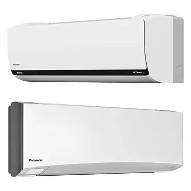 Panasonic Air Conditioners: Cool and Efficient 3D model image 1 