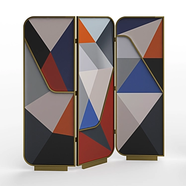 Screen Folding shade by Carlo Donati Studio

Folding Shade: Brass Frame, Hand-Painted Wood Panel 3D model image 1 