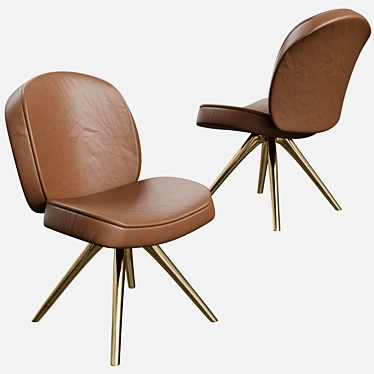 Sleek Modern Chair 1: Stylish Comfort 3D model image 1 