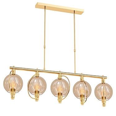 Elegant Hubbardton Forge Pluto Pendant 3D model image 1 