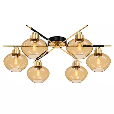 Yoshi 4405/6C Lumion Ceiling Chandelier 3D model image 1 