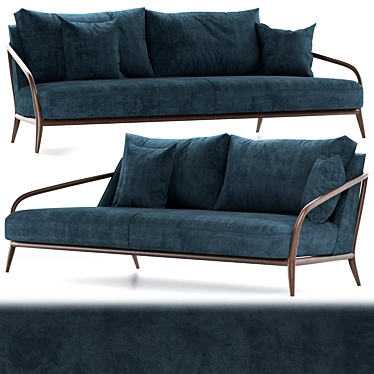 Elegant Ulivi Sofa: Doris 3D model image 1 