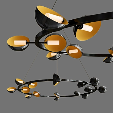 JBS Avion Round 16 Light Chandelier