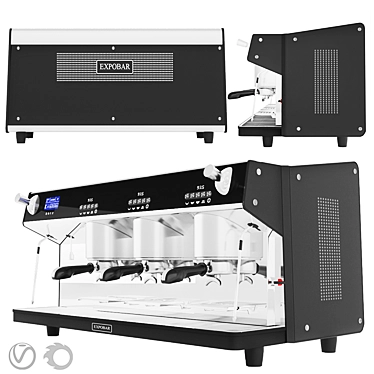 Premium Espresso Machine: Expobar ONYX Pro 3D model image 1 