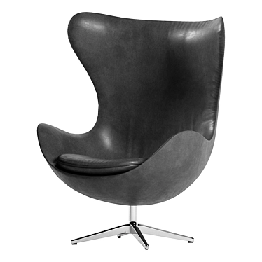 Elegant Ergonomic Egg Chair 3D model image 1 