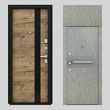 Prima Fortezza: Magnificent Designer Doors 3D model image 1 