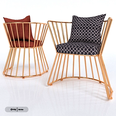 Yucca Chair: Stylish Outdoor Seating 3D model image 1 