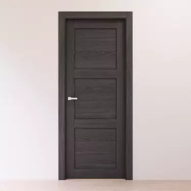 Baltimora New 2044P: Stylish Gray Oak Interior Door 3D model image 1 