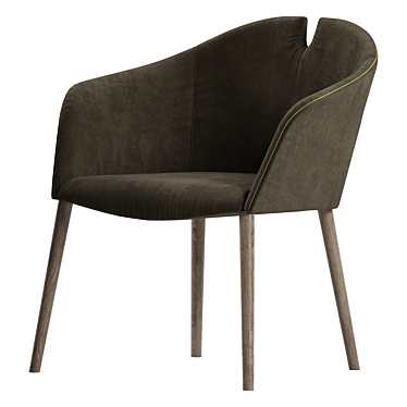 Modern Cube Chair 3D model image 1 