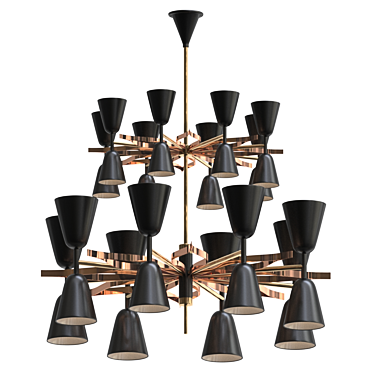 Elegant CHarkes Chandelier - 2013 3D model image 1 