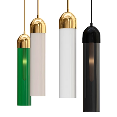 Vian B Hanging Chandelier 3D model image 1 