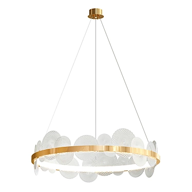 IWHG High-Quality LED Ceiling Light 3D model image 1 