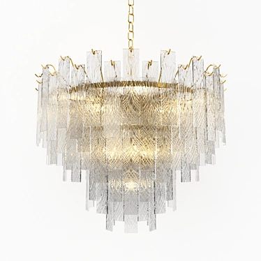 InoDesign Favor 40.4878 - Contemporary Brass Pendant Chandelier 3D model image 1 