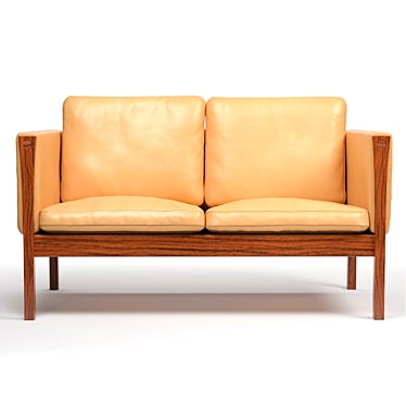 Modern Sofa CH162: 3D Model with Materials & Textures 3D model image 1 