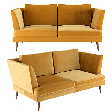 Modern Comfort: Sofa Tomeo 3D model image 1 