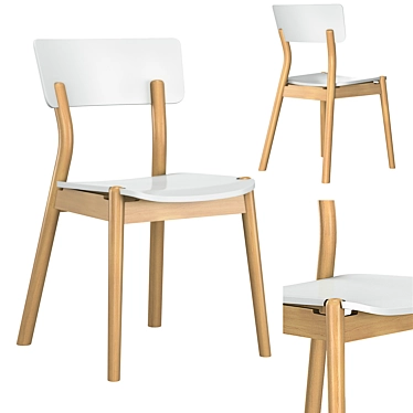 Elegant Bentwood Chair | A1506 3D model image 1 