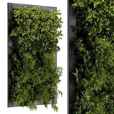 Rustic Vertical Plant Frame 3D model image 1 