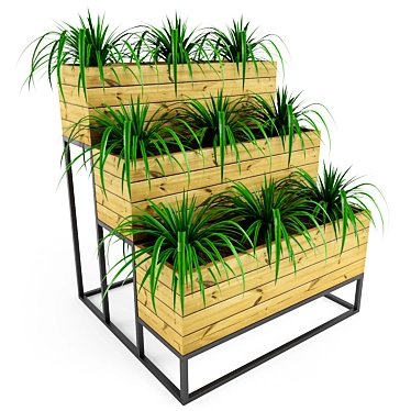3D Flower Box for Plants 3D model image 1 