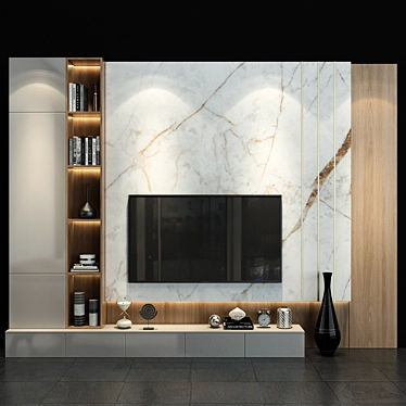 118 TV Shelf Set 3D model image 1 