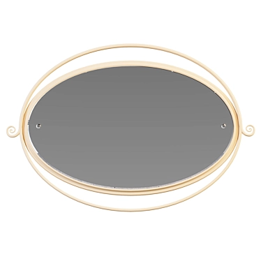 Elegant Wall Mirror Shanel 3D model image 1 