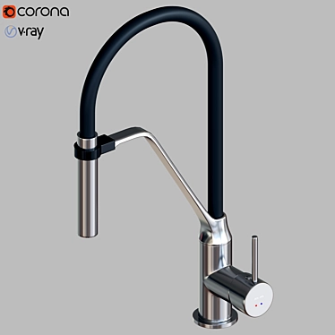 Flexible Kitchen Mixer 3D model image 1 